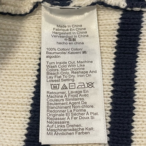 J.Crew New relaxed Emilie sweater lady jacket in stripe - Picture 8 of 8